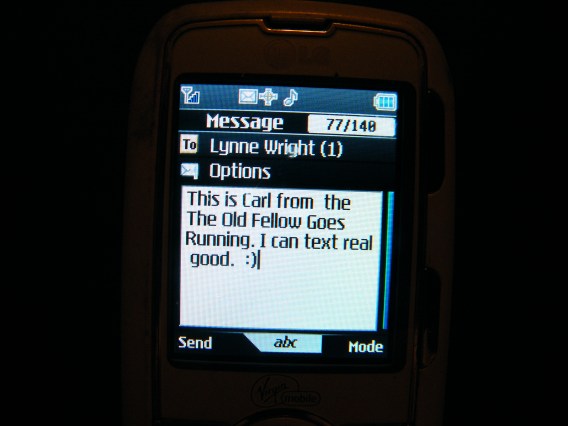 It would actually take me several minutes to type this out and send! :)