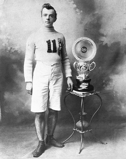 Honoring those who ran this race in years bygone. Photo taken in 1896 via http://www.cbc.ca/strombo/news/around-the-bay-race-120th