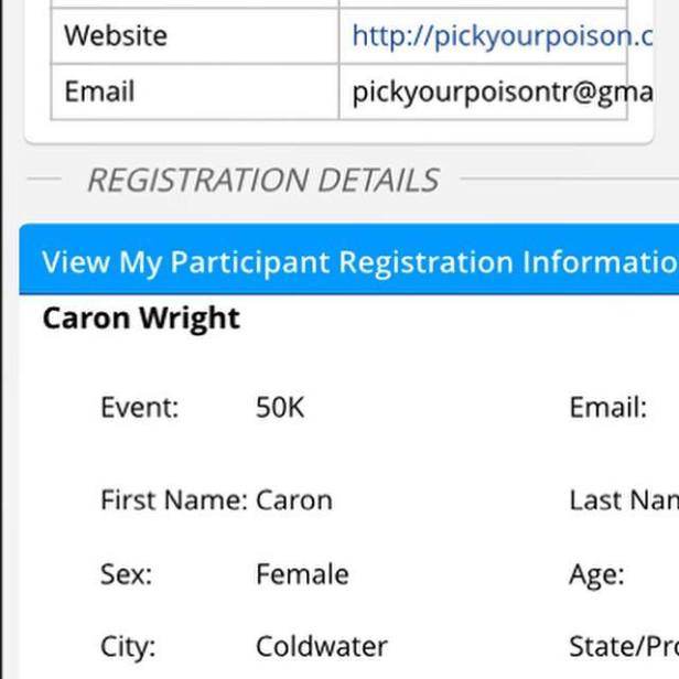 I was disappointed in letting my training slip when Caron confidently shared she was running the 50k.