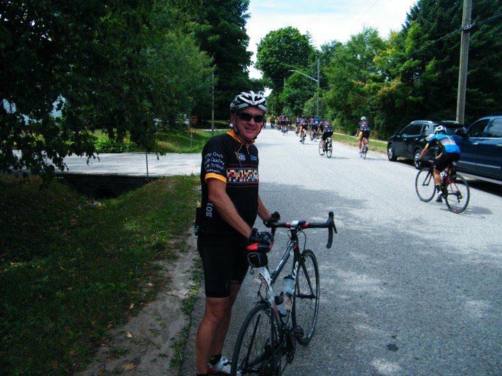 Quickly took this gentleman's picture before his friends who started out ahead of him got too far ahead.