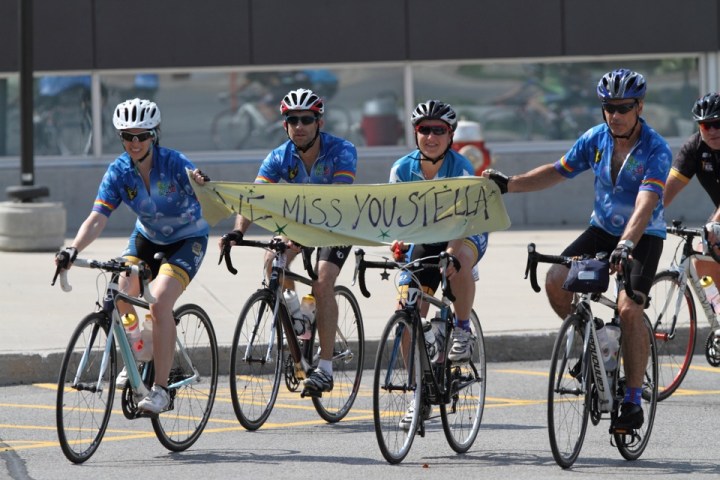 Definitely a story behind this banner.