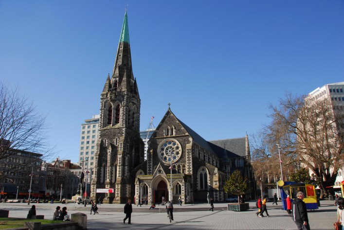 The magnificent Christchurch cathedral before the Feb. 22, 2011 earthquake. Image Source.