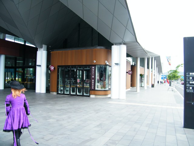 Brand new bus station to replace the old one that was destroyed.