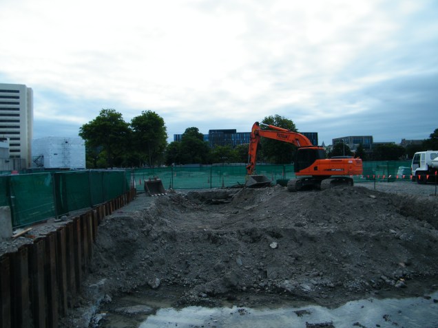 Lots of new constuction taking place in Christchurch's city centre