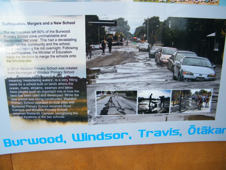 Signage at the outside entrance of the school my ndaughter will be soon be teaching at.